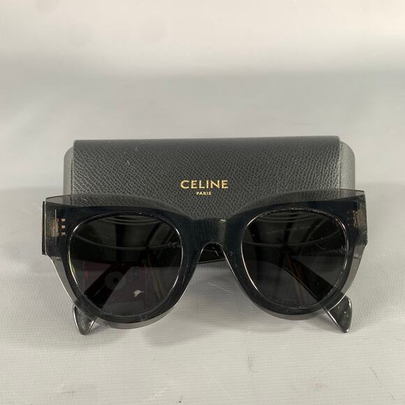 CELINE Grey Acetate Sunglasses